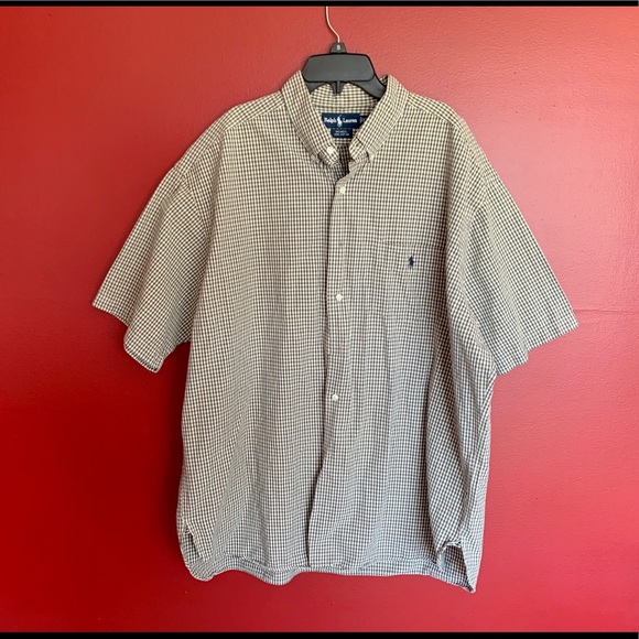 < Ralph Lauren Short Sleeve Button Down > - Picture 1 of 4